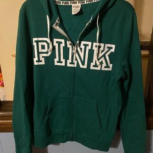 NWOT PINK full zip hoodie